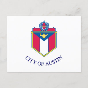 Flag of Austin, Texas Postcard