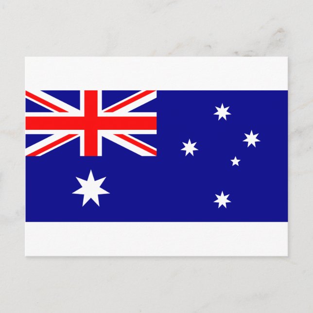 Flag of Australia - Australian Flag Postcard (Front)