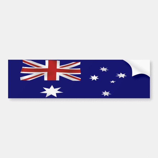 Flag of Australia Bumper Sticker (Front)