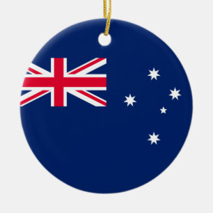 Flag of Australia Ceramic Ornament