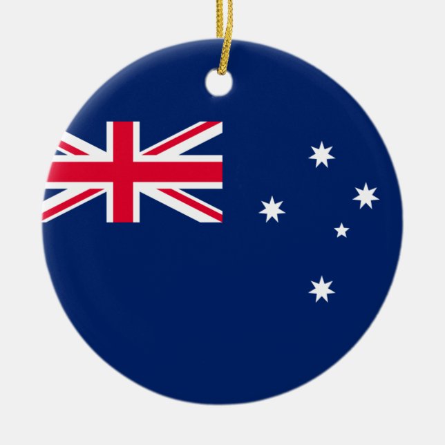 Flag of Australia Ceramic Ornament (Front)