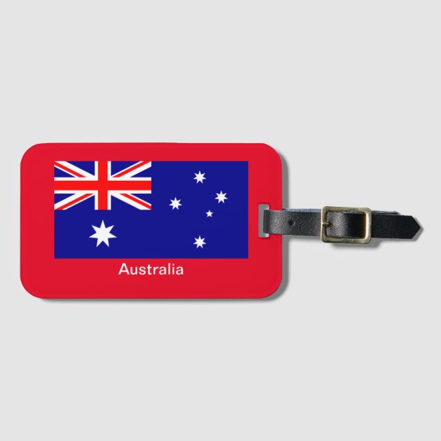 Flag of Australia Luggage Tag (Front Horizontal)