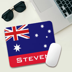 Flag of Australia Personalized Mouse Pad