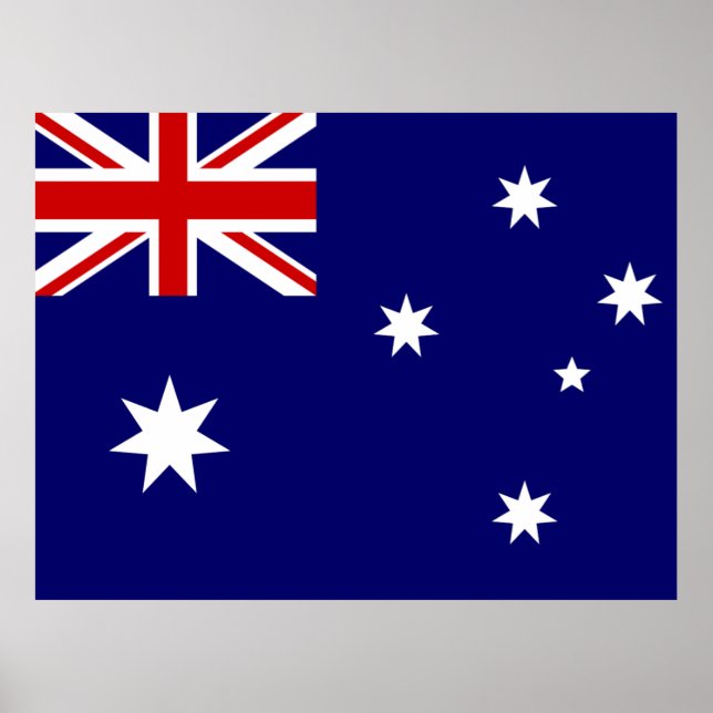 Flag of Australia Poster (Front)