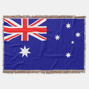 Flag of Australia Throw Blanket