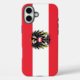 Flag of Austria / Austrian flag iPhone 16 Plus Case