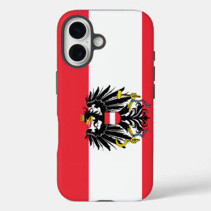 Flag of Austria / Austrian flag iPhone 16 Case
