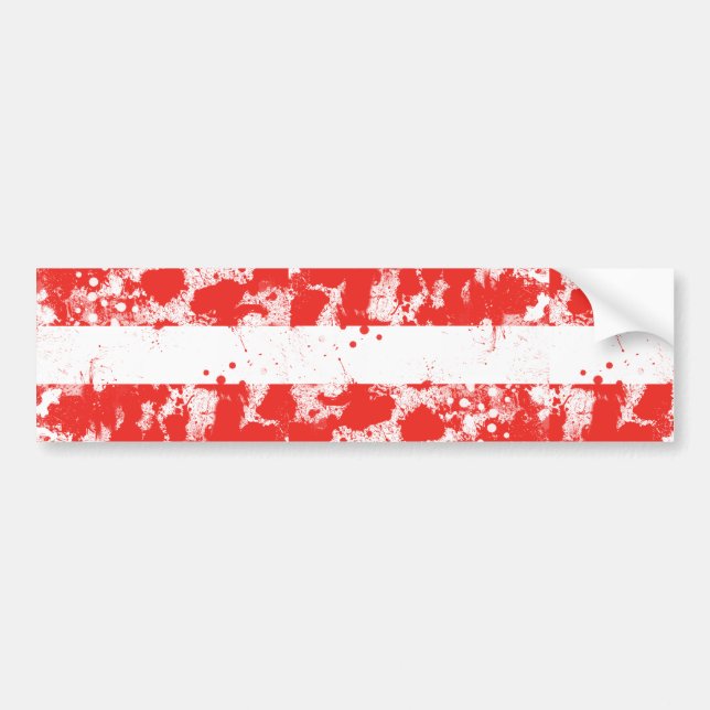 Flag of Austria Bumper Sticker (Front)