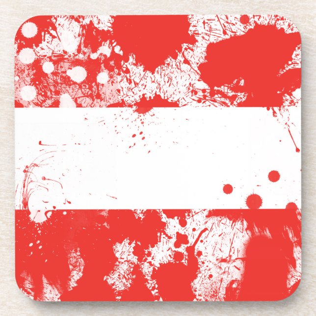 Flag of Austria Coaster (Front)