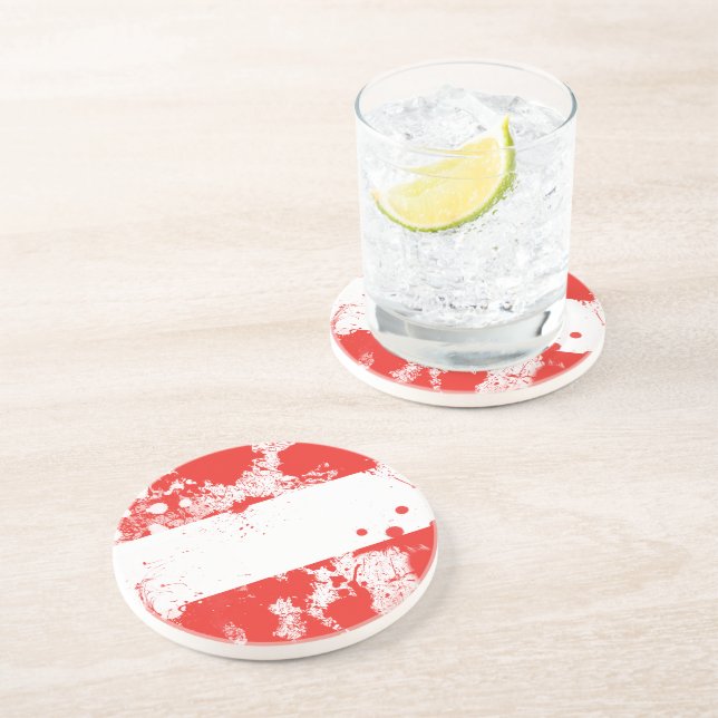Flag of Austria Coaster (Side)