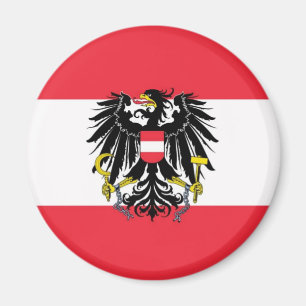 Flag of Austria - Flagge Österreichs Magnet