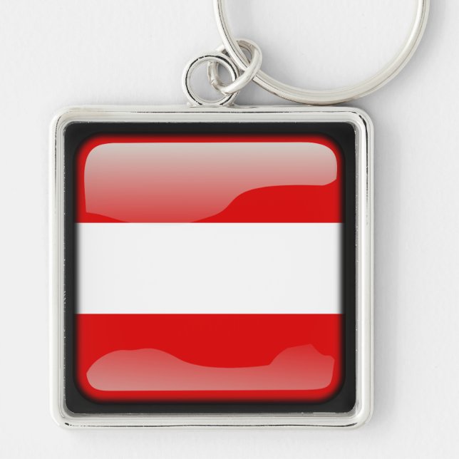 Flag of Austria Keychain (Front)