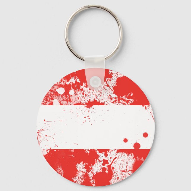 Flag of Austria Keychain (Front)