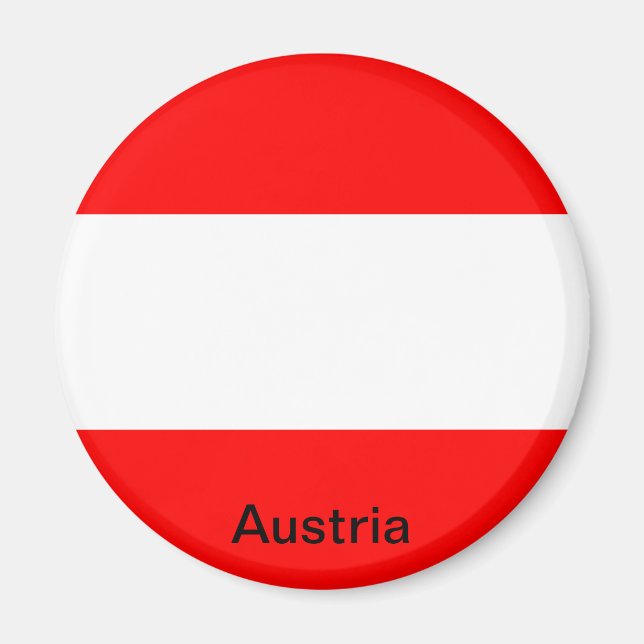 Flag of Austria Magnet (Front)