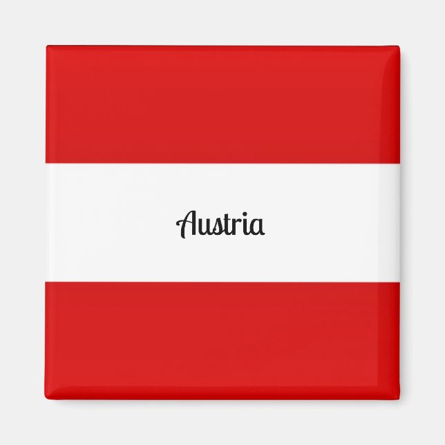 Flag of Austria Magnet (Front)