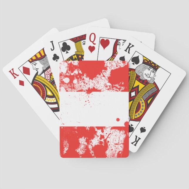 Flag of Austria Playing Cards (Back)
