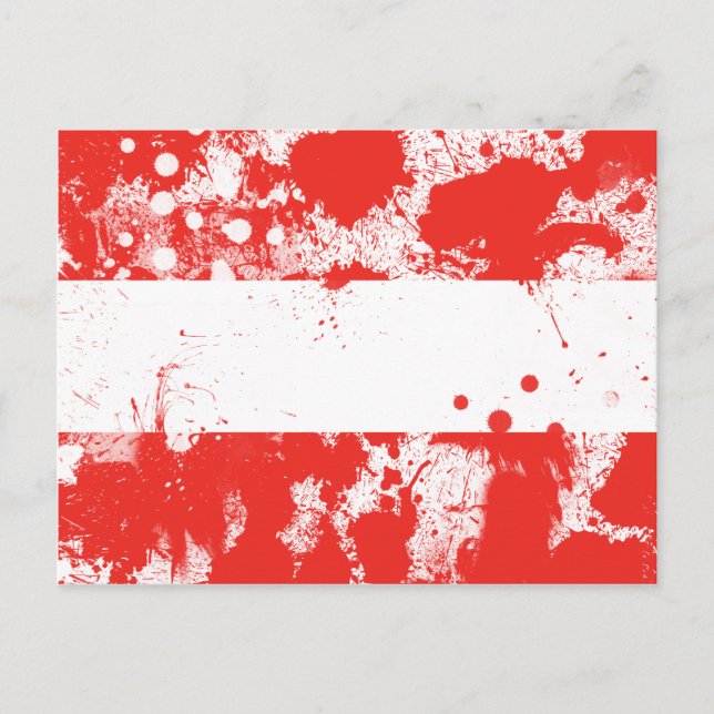 Flag of Austria Postcard (Front)