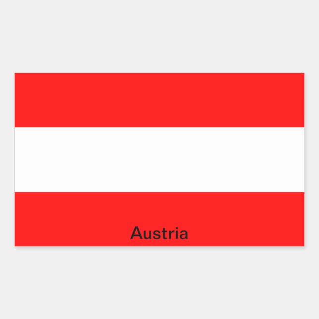 Flag of Austria Sticker (Front)