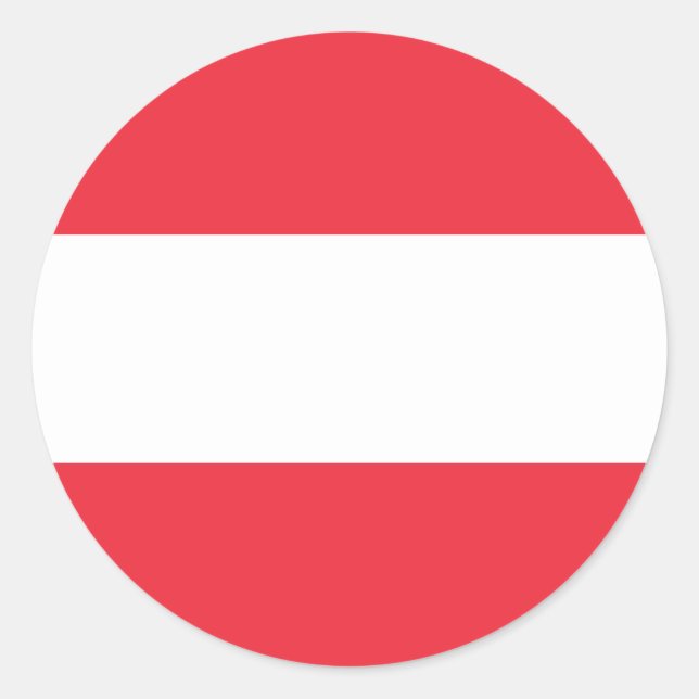 Flag of Austria Sticker (Front)