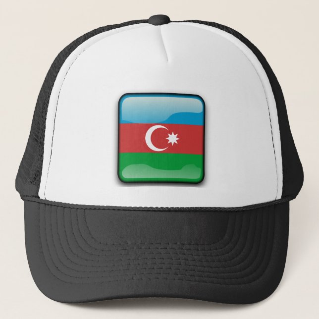 Flag of Azerbaijan Trucker Hat (Front)