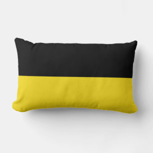 Flag of Baden Württemberg (German State) Lumbar Pillow