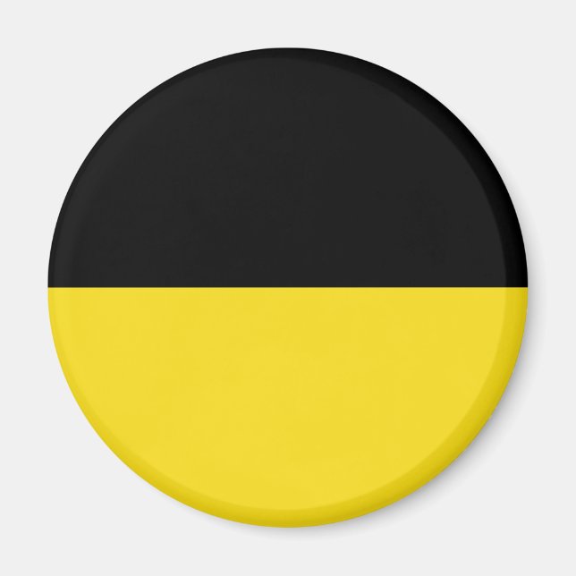 Flag of Baden Württemberg (German State) Magnet (Front)