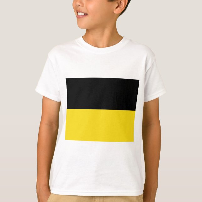Flag of Baden Württemberg (German State) T-Shirt (Front)
