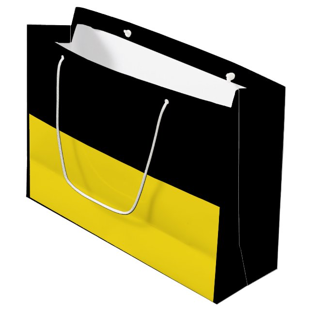 Flag of Baden-Württemberg Large Gift Bag (Front Angled)