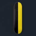 Flag of Baden-Württemberg Skateboard<br><div class="desc">Skateboard with flag of Baden-Württemberg; design with two horizontal bands of black and yellow (golden)</div>