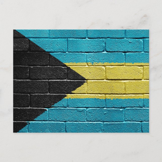 Flag of Bahamas Postcard (Front)