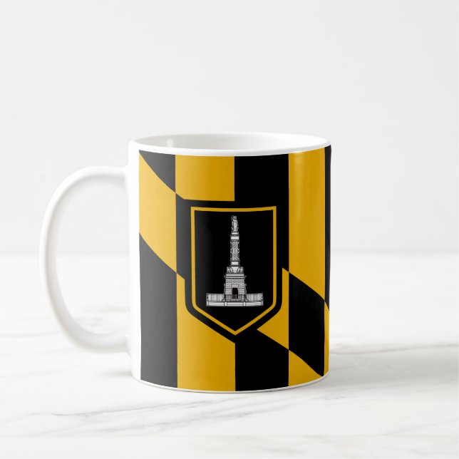 Flag of Baltimore Coffee Mug (Left)