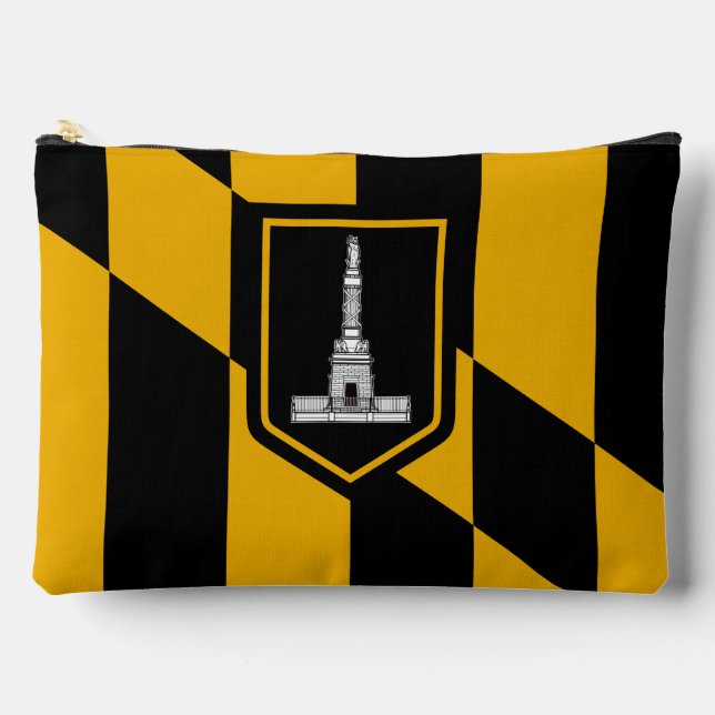 Flag of Baltimore, Maryland  Accessory Pouch (Front)