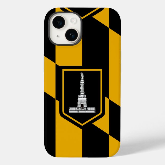 Flag of Baltimore, Maryland Case-Mate iPhone Case (Back)