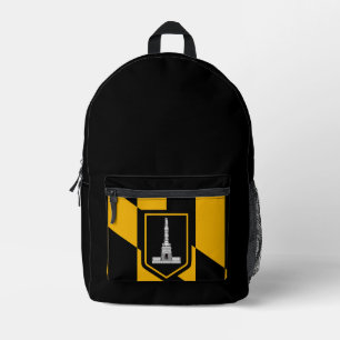Flag of Baltimore, Maryland Printed Backpack