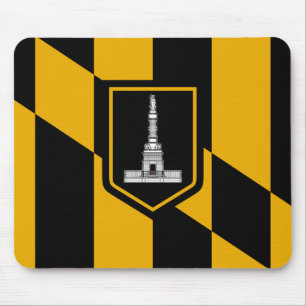 Flag of Baltimore (Maryland, USA) Mouse Pad