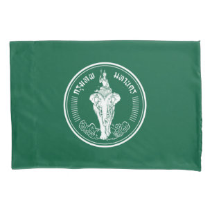 Flag of Bangkok (Thai Capital City) Pillowcase