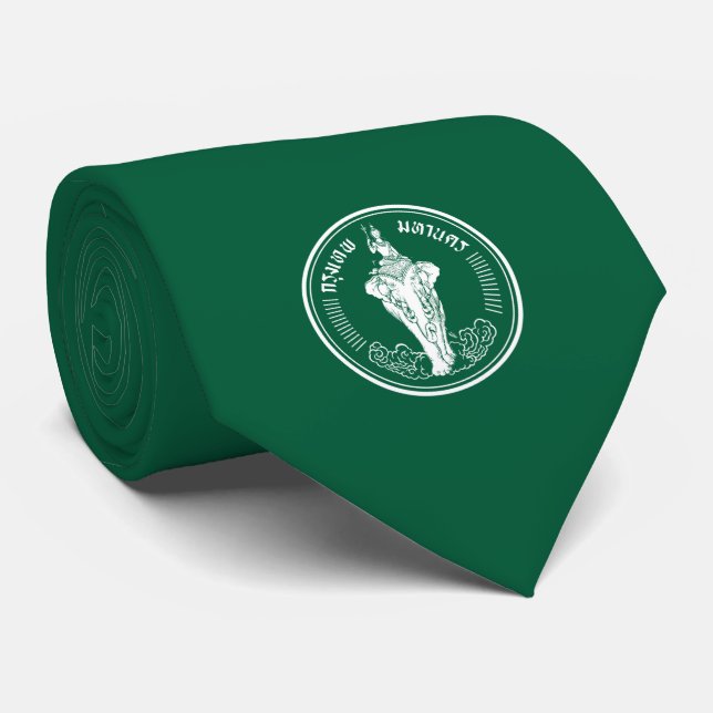 Flag of Bangkok (Thai Capital City) Tie (Rolled)
