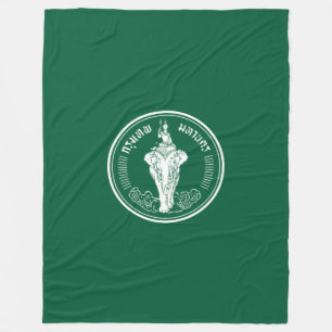 Flag of Bangkok, Thailand Fleece Blanket