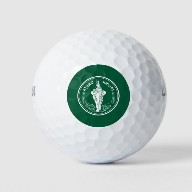 Flag of Bangkok, Thailand Golf Balls (Front)