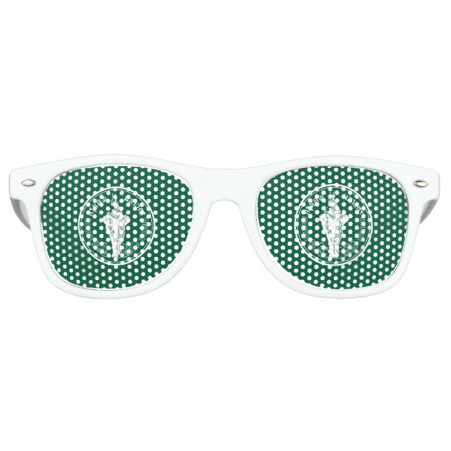 Flag of Bangkok, Thailand Retro Sunglasses (Front)