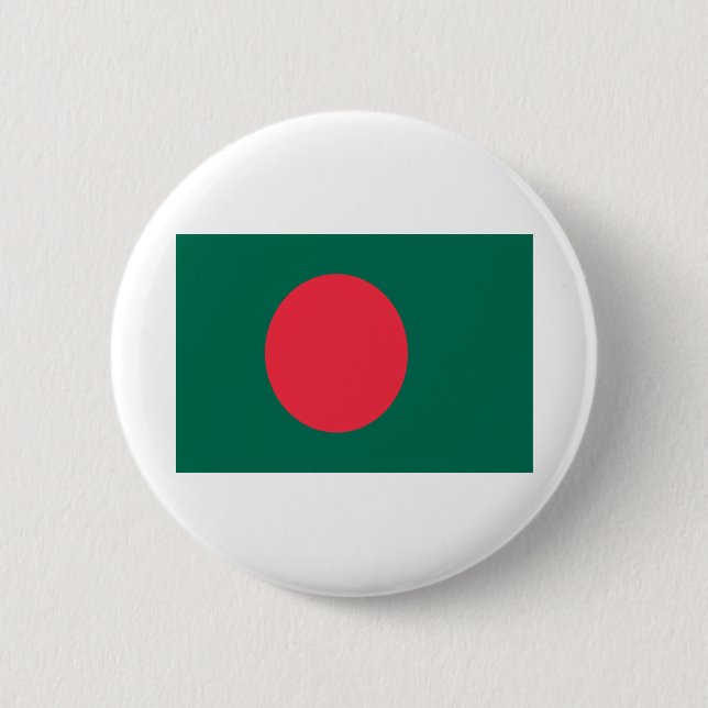 Flag of Bangladesh 2 Inch Round Button (Front)