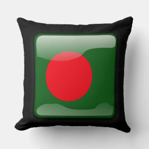 Flag of Bangladesh Throw Pillow