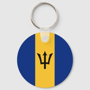 Flag of Barbados Keychain