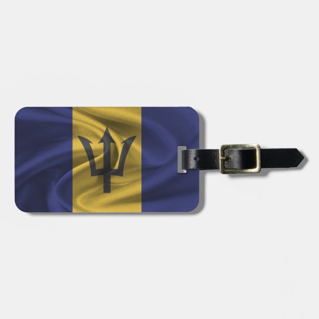 Flag Of Barbados Luggage Tag (Front Horizontal)