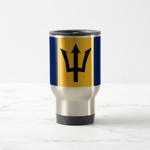 Flag of Barbados Travel/Commuter Mug