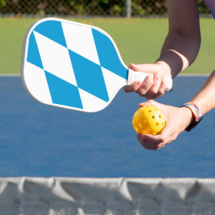 Flag of Bavaria, GERMANY Pickleball Paddle