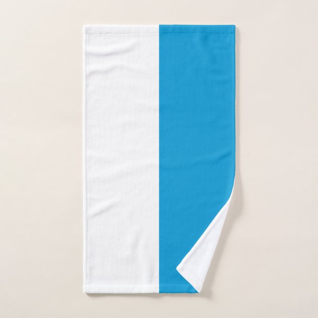 Flag of Bavaria Hand Towel (Hand Towel)