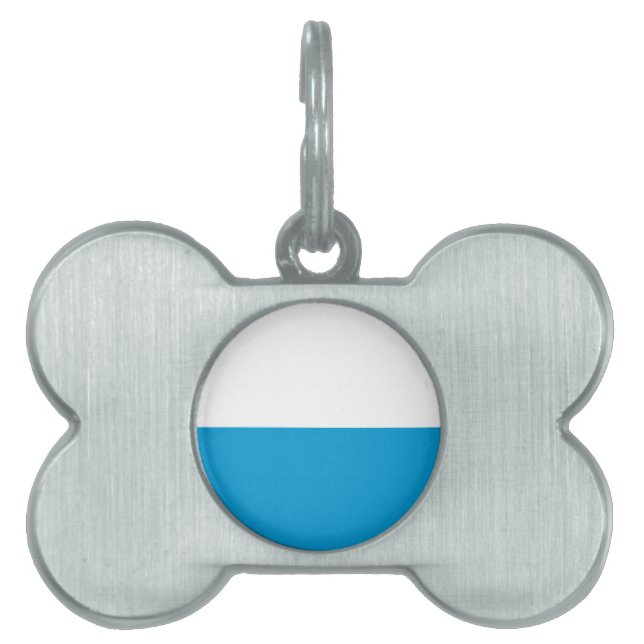 Flag of Bavaria Pet ID Tag (Front)
