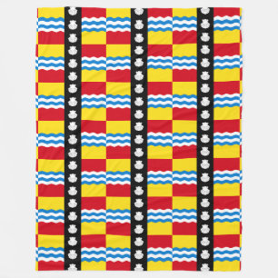 Flag of Bedfordshire Fleece Blanket