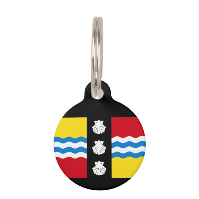 Flag of Bedfordshire Pet ID Tag (Back)